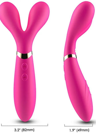ARMONY - Y-WAND MASSAGER & VIBRATOR DOPPELKOPF FUCHSIA