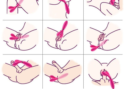 ARMONY - Y-WAND MASSAGER & VIBRATOR DOPPELKOPF FUCHSIA