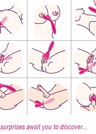 ARMONY - Y-WAND MASSAGER & VIBRATOR DOPPELKOPF FUCHSIA
