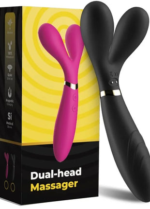 ARMONY - Y-WAND MASSAGER & VIBRATOR DOPPELKOPF SCHWARZ