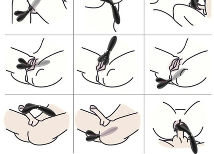 ARMONY - Y-WAND MASSAGER & VIBRATOR DOPPELKOPF SCHWARZ