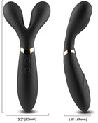 ARMONY - Y-WAND MASSAGER & VIBRATOR DOPPELKOPF SCHWARZ