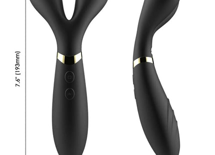 ARMONY - Y-WAND MASSAGER & VIBRATOR DOPPELKOPF SCHWARZ