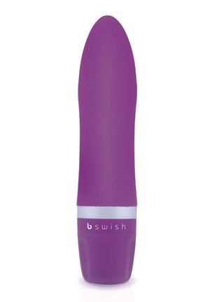 B swish bcute classic flieder personal pleasure device in purple with sleek smooth surface and silver accent band