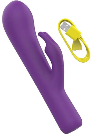 Lila b swish bcute classic flieder silikon rabbit-vibrator mit gelbem usb-ladekabel