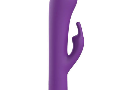 Lila silikon häschen vibrator mit glattem design und kleiner ohrförmiger hervorhebung von b swish bcute classic flieder