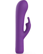 Lila silikon häschen vibrator mit glattem design und kleiner ohrförmiger hervorhebung von b swish bcute classic flieder