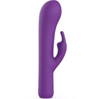 Lila silikon häschen vibrator mit glattem design und kleiner ohrförmiger hervorhebung von b swish bcute classic flieder