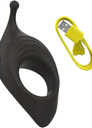 Schwarzer silikonring b swish bcute classic flieder mit ergonomischem design und kleinem knopfdorn an der seite