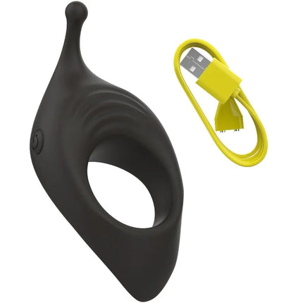 Schwarzer silikonring b swish bcute classic flieder mit ergonomischem design und kleinem knopfdorn an der seite
