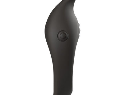 Schwarzes silikonspielzeug b swish bcute classic flieder mit mattfinish, ergonomischem design und powerknopf sichtbar