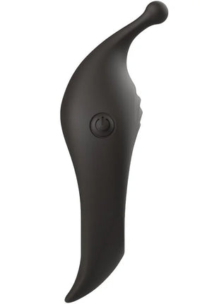 Schwarzes silikonspielzeug b swish bcute classic flieder mit mattfinish, ergonomischem design und powerknopf sichtbar