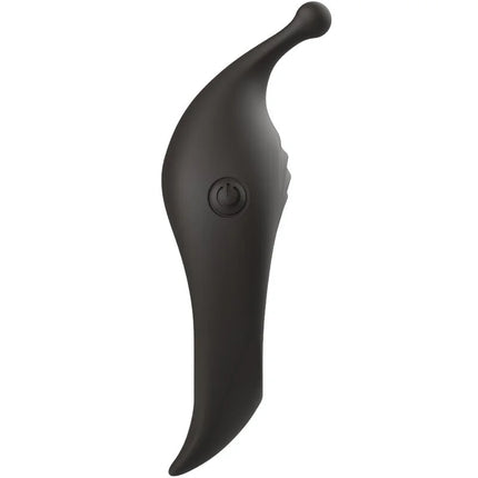 Schwarzes silikonspielzeug b swish bcute classic flieder mit mattfinish, ergonomischem design und powerknopf sichtbar