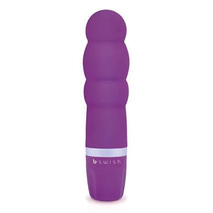 Lila b swish bcute classic pearl vibrierendes toy mit segmentiertem, abgerundetem design und glattem silikon