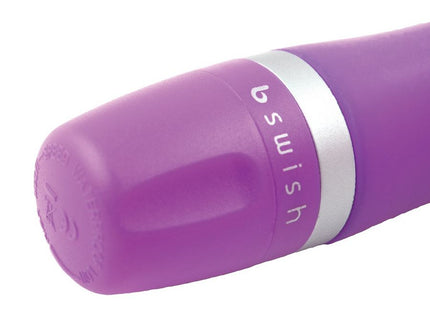 Purple plastik erwachsenenspielzeug mit silbernem ring und der aufschrift swish von b swish bcute classic pearl lilac