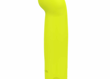 Vibranter limegrüner silikonvibrator b swish bcute curve infinite mit glattem, geschwungenem design und subtiler marke