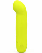 Vibranter limegrüner silikonvibrator b swish bcute curve infinite mit glattem, geschwungenem design und subtiler marke