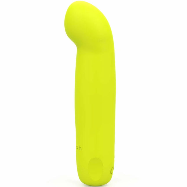 Vibranter limegrüner silikonvibrator b swish bcute curve infinite mit glattem, geschwungenem design und subtiler marke