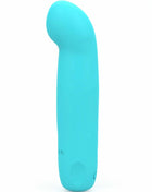 Austauschbarer bcute curve infinite klassischer wiederaufladbarer vibrator aus türkisfarbenem silikon mit glattem design