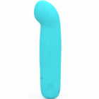 Austauschbarer bcute curve infinite klassischer wiederaufladbarer vibrator aus türkisfarbenem silikon mit glattem design