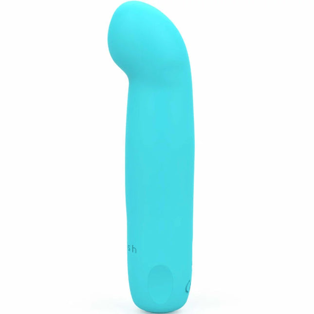 Austauschbarer bcute curve infinite klassischer wiederaufladbarer vibrator aus türkisfarbenem silikon mit glattem design