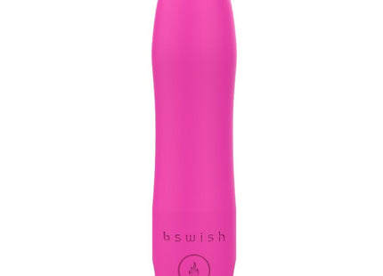 B swish bcute infinite heat pink vibrator aus mattiertem material mit integriertem powerknopf und erhitzbarer funktion