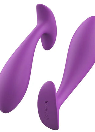 Lila silikon zweifach vibratoren mit ergonomischem design und eingraviertem s/m/sq logo für prostatic plug use