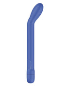 Ein eleganter, solider blauer b swish bg ee classic aqua vibrator mit geschwungener, ergonomischer form