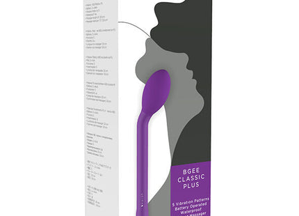 Lila b swish bg ee classic plus g-punkt massager mit ergonomischem design und glatter kunststoffoberfläche