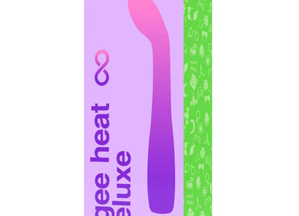 B swish bg ee heat infinite deluxe wiederaufladbarer lavendel silikon g punkt vibrator in lila pink gradient verpackung