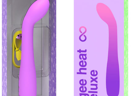 Lila silikon bswish bgee heat deluxe g-punkt vibrator mit gebogenem griff und integriertem usb lade kabel