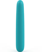 Tealfarbener, glatter, zylindrischer vibrator aus silikon b swish bgood infinite deluxe wiederaufladbar