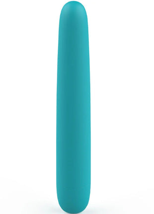 Tealfarbener, glatter, zylindrischer vibrator aus silikon b swish bgood infinite deluxe wiederaufladbar