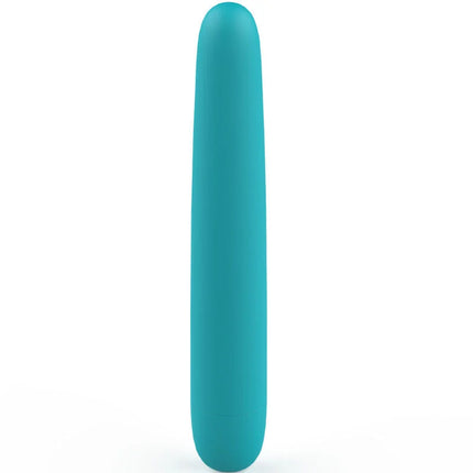 Tealfarbener, glatter, zylindrischer vibrator aus silikon b swish bgood infinite deluxe wiederaufladbar
