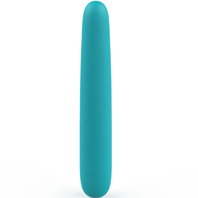 Tealfarbener, glatter, zylindrischer vibrator aus silikon b swish bgood infinite deluxe wiederaufladbar