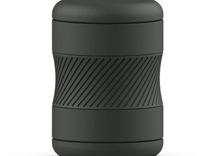 B swish bhandy classic masturbator perle schwarzer zylindrischer reisem Kaffeezubereiter mit texturierten diagonalen rillen und glattem deckel