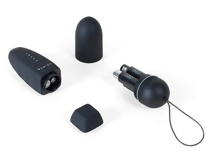 Schwarzer b swish bnaughty classic unleashed persönlicher massager mit ergonomischem design und abnehmbaren teilen