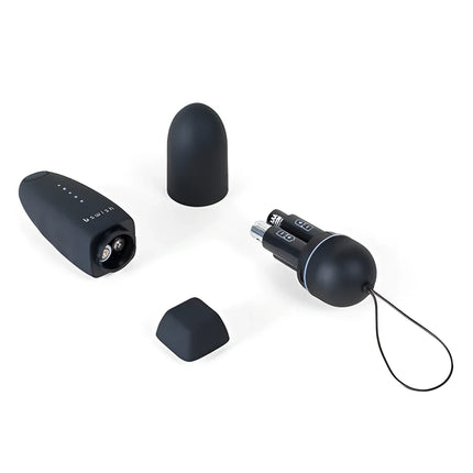 Schwarzer b swish bnaughty classic unleashed persönlicher massager mit ergonomischem design und abnehmbaren teilen