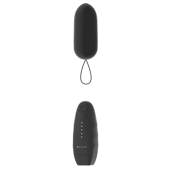 B swish bnaaughty classic unleashed black silikon pleasure toy mit schlaufe und fernbedienung mit led-anzeige