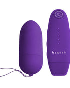 Violettes b swish bnaaughty unleashed vibrierendes ei mit kabelloser fernbedienung aus silikon