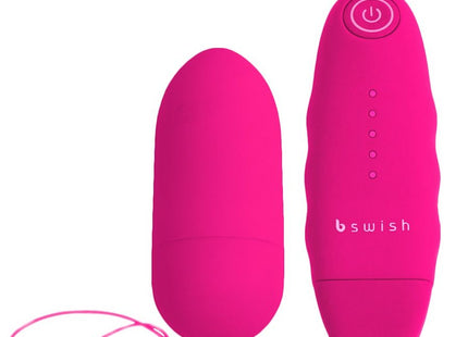 Hellrosa bswish bnaaughty unleashed vibrierendes ei mit passender fernbedienung aus silikon
