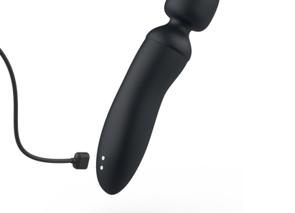 B swish bthrilled vibrator stab premium schwarz schwarzer vibrierender stab mit matter oberfläche und rundem kopf