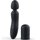 Schwarzer bswish bthrilled vibrator stab aus silikon mit drei steuerknöpfen und passender schutzhülle