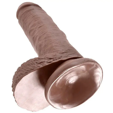 KING COCK - 7 DILDO BRAUN - 17.8 CM - Dildo mit Saugnapf