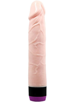 Baile adour club realistischer vibrator 21,5 cm rosa silikon mit strukturierter oberfläche und schwarz-lila basis