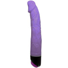 Baile adour club realistischer vibrator 23 cm flieder aus silikon mit strukturierter oberfläche und schwarzer basis