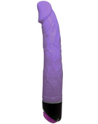 Baile adour club realistischer vibrator 23 cm flieder aus silikon mit strukturierter oberfläche und schwarzer basis
