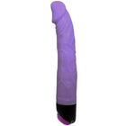 Baile adour club realistischer vibrator 23 cm flieder aus silikon mit strukturierter oberfläche und schwarzer basis