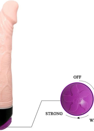 Pink silikon vibrierender dildo mit lila floralem steuerball baile adour club realistischer vibrator 23 cm natürlich