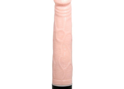 Rosa silikonvibrator mit schwarzer und lila basis baile adour club realistischer vibrator 23 cm natürlich